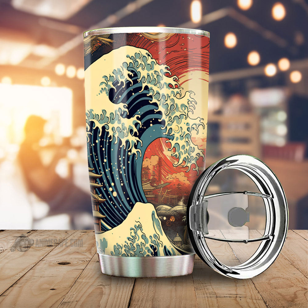 Great Wave Kanagawa Tumbler Cup 1 Custom 20 oz Tumbler