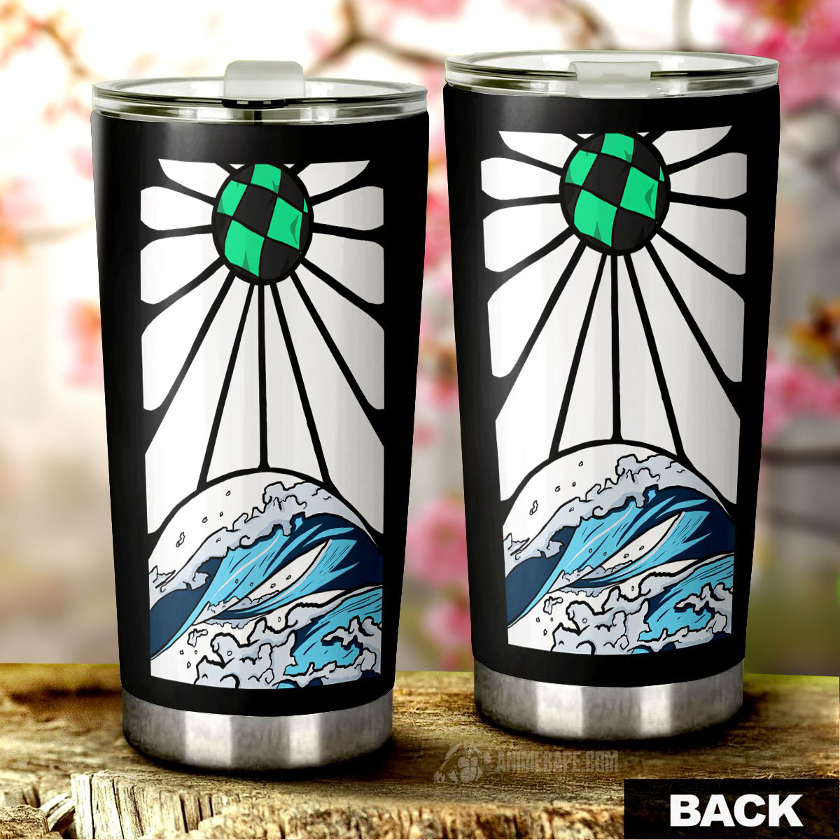 Hanafuda Great Wave 20 oz Tumbler