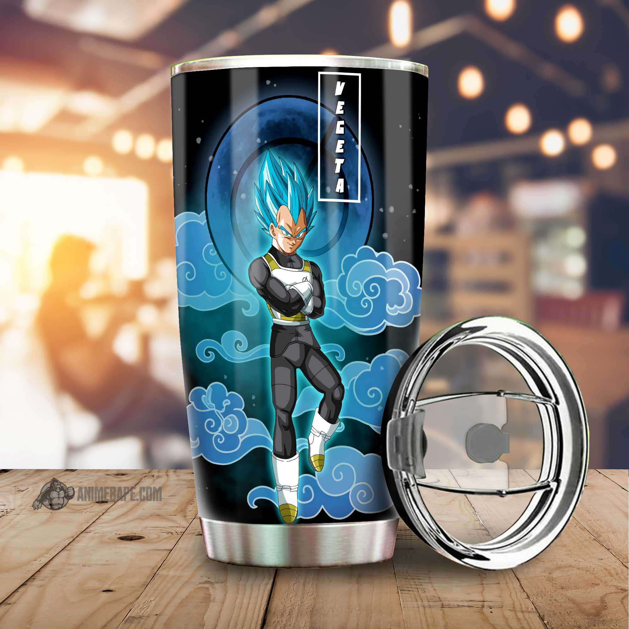 Vegeta Blue Dragon Ball Anime 20 oz Tumbler