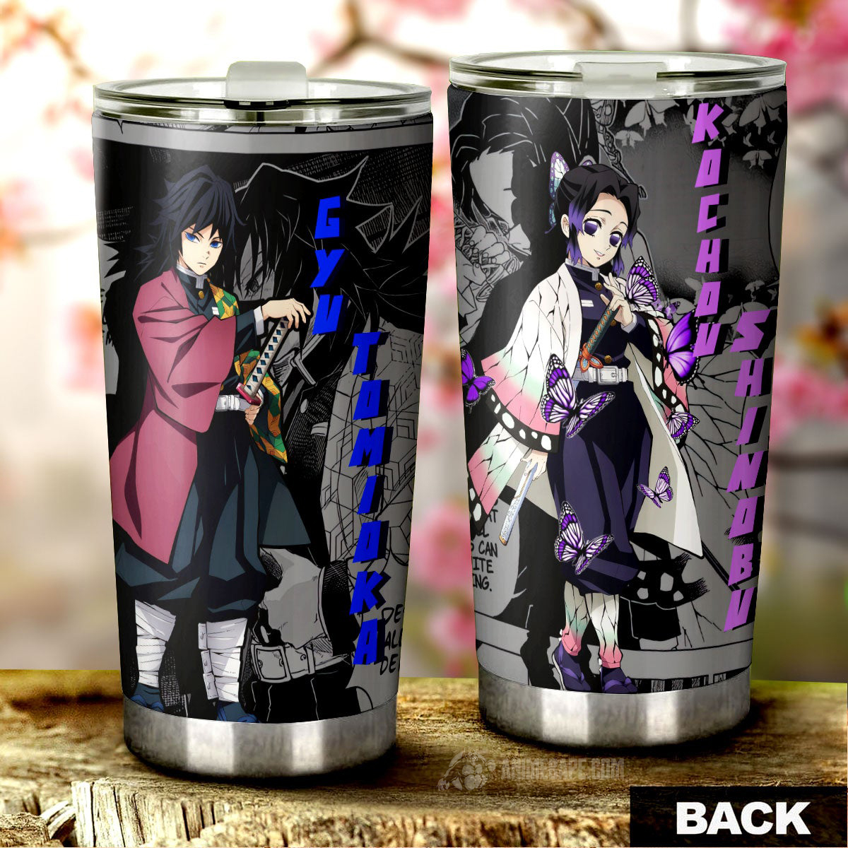 Shinobu And Giyuu Demon Slayer Mix Mangas 20 oz Tumbler