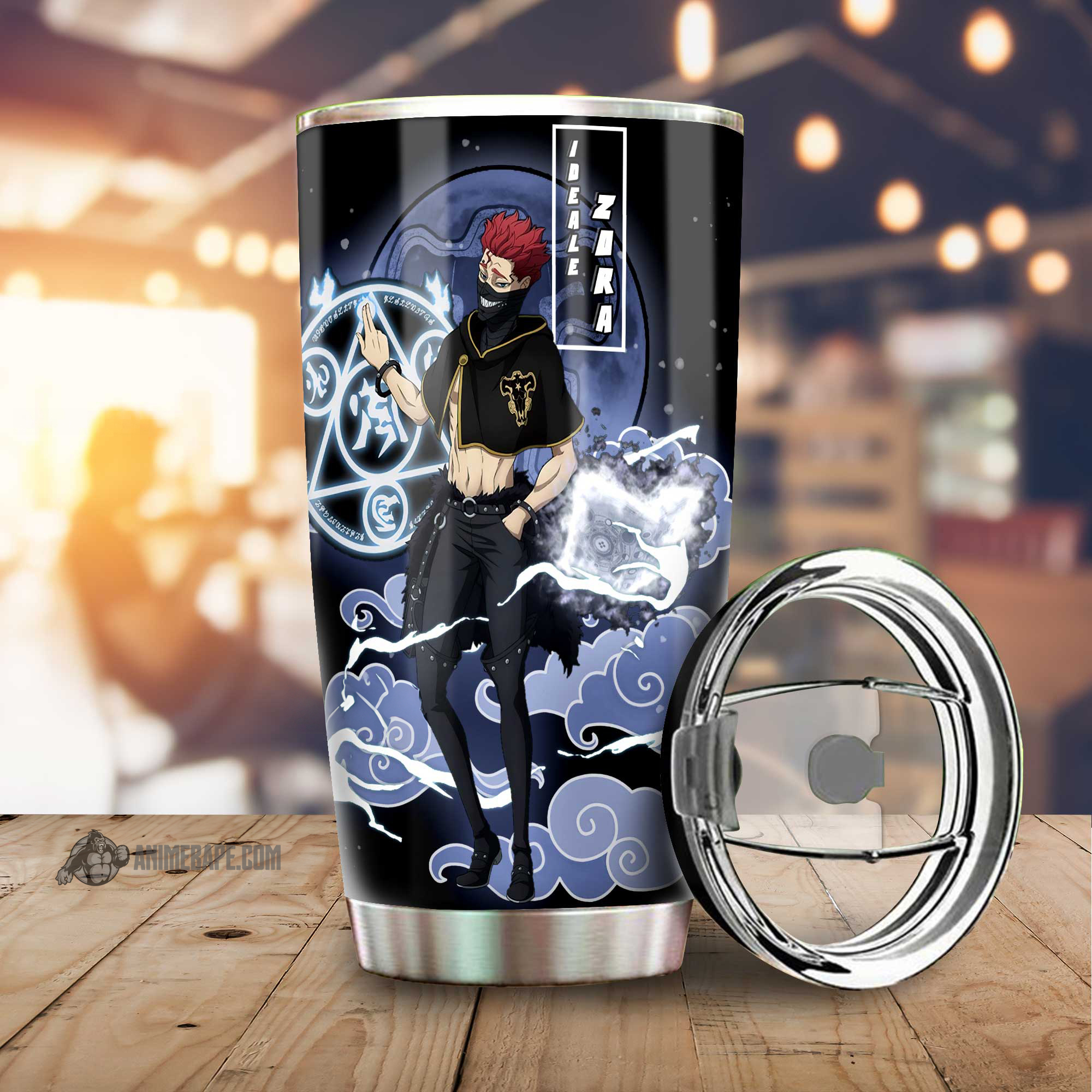 Ideale Zora Black Clover 20 oz Tumbler