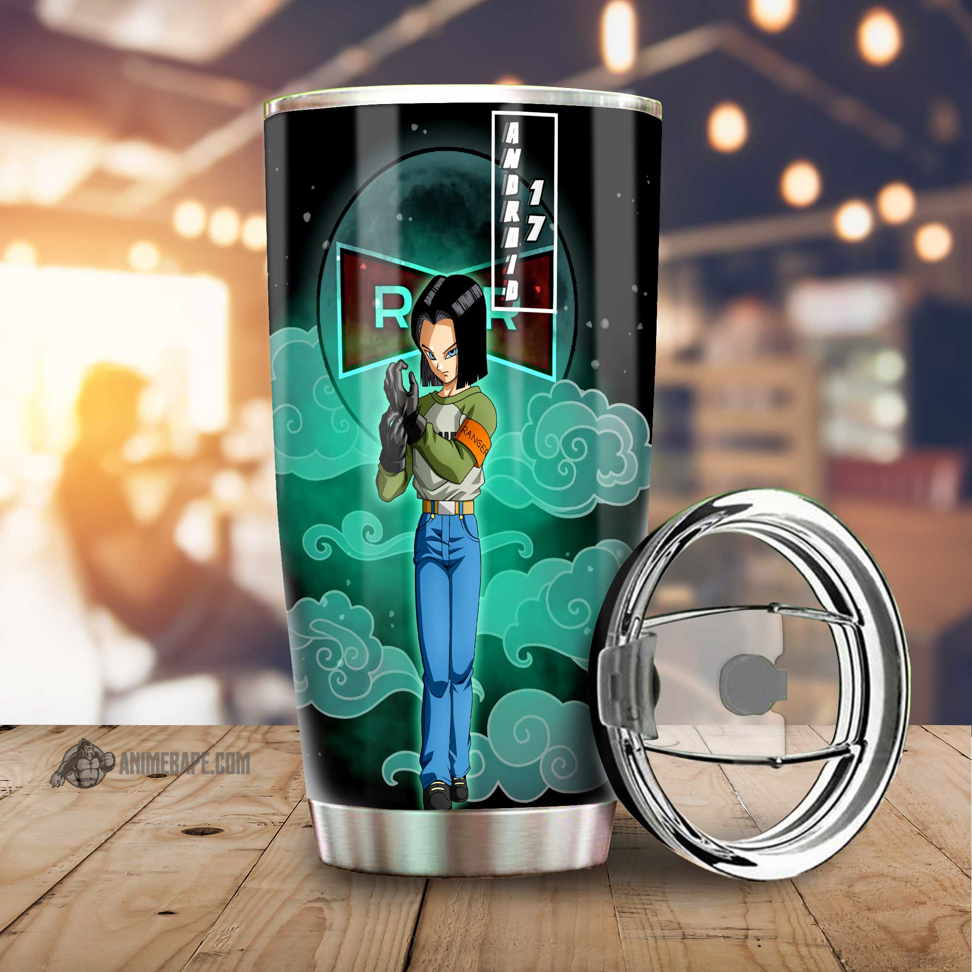 Android 17 Dragon Ball Dragon Ball Anime 20 oz Tumbler