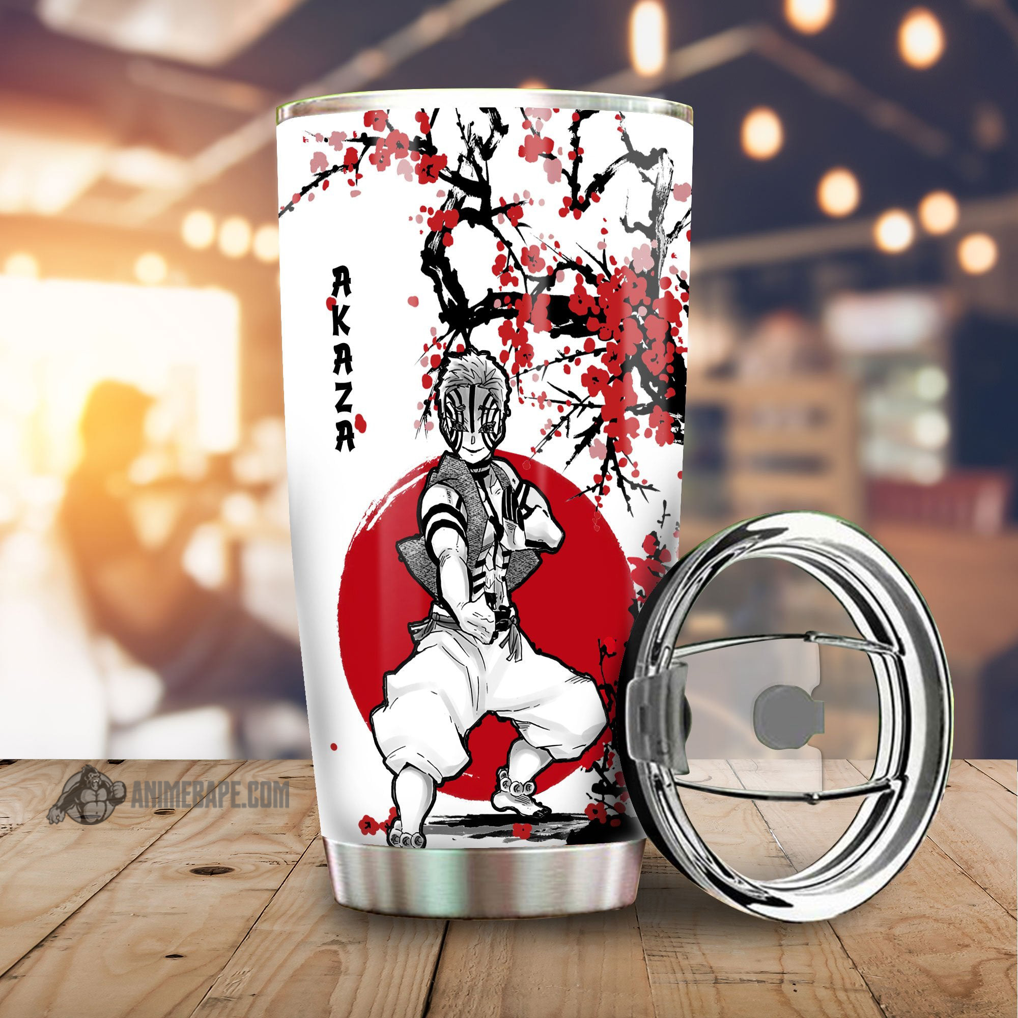 Akaza Demon Slayer Japan Style Demon Slayer 20 oz Tumbler