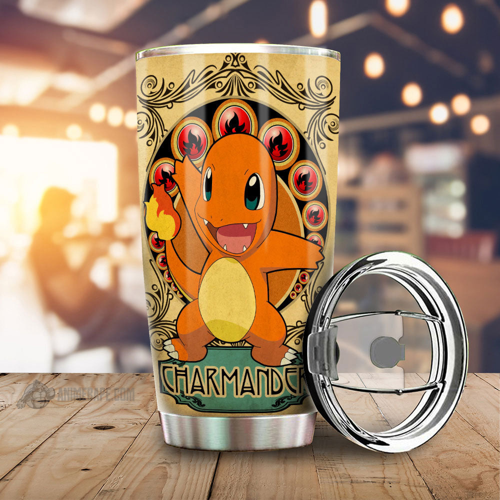 Charmander Tumbler Pokemon Cup Custom 20 oz Tumbler
