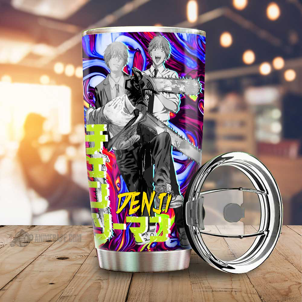 Denji Tumbler Cup 3 Custom Chainsaw Man 20 oz Tumbler