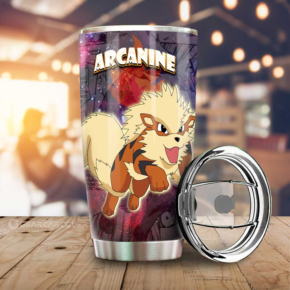 Arcanine Pokemon Galaxy Manga Style 20 oz Tumbler