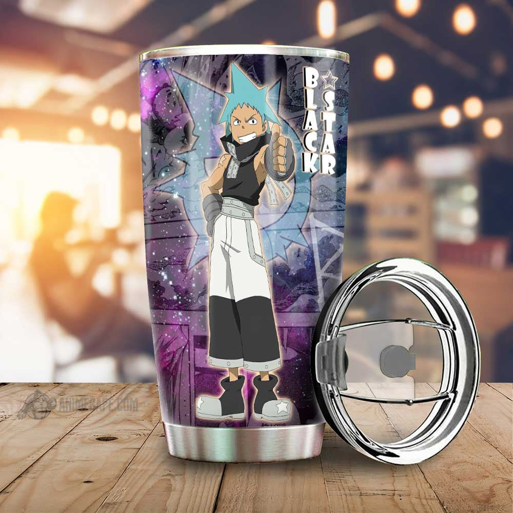 Black Star Manga Galaxy Style 20 oz Tumbler