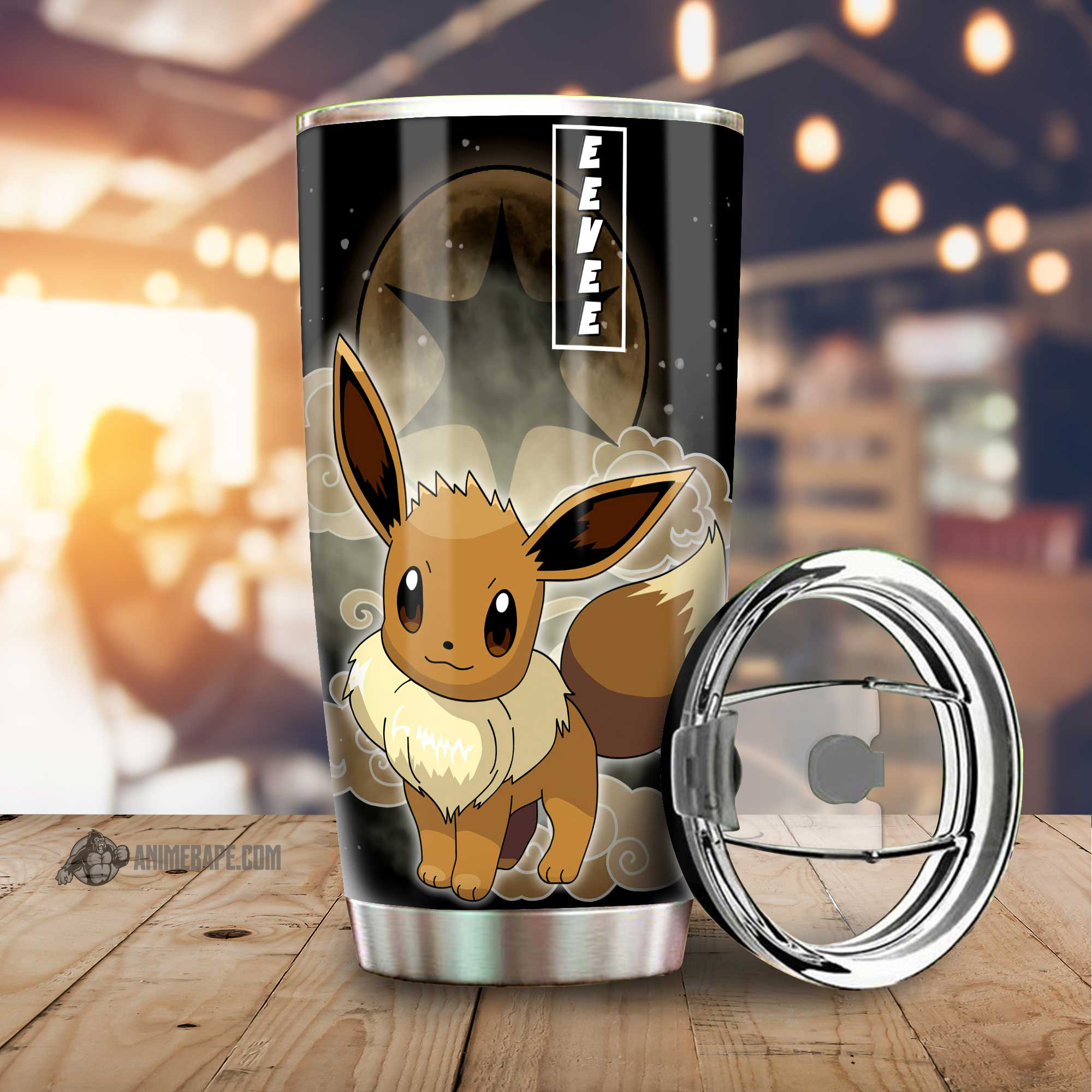 Eevee Pokemon Anime 20 oz Tumbler