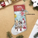 Custom Name My Hero Acamedia Stocking Christmas Stocking - Image 2