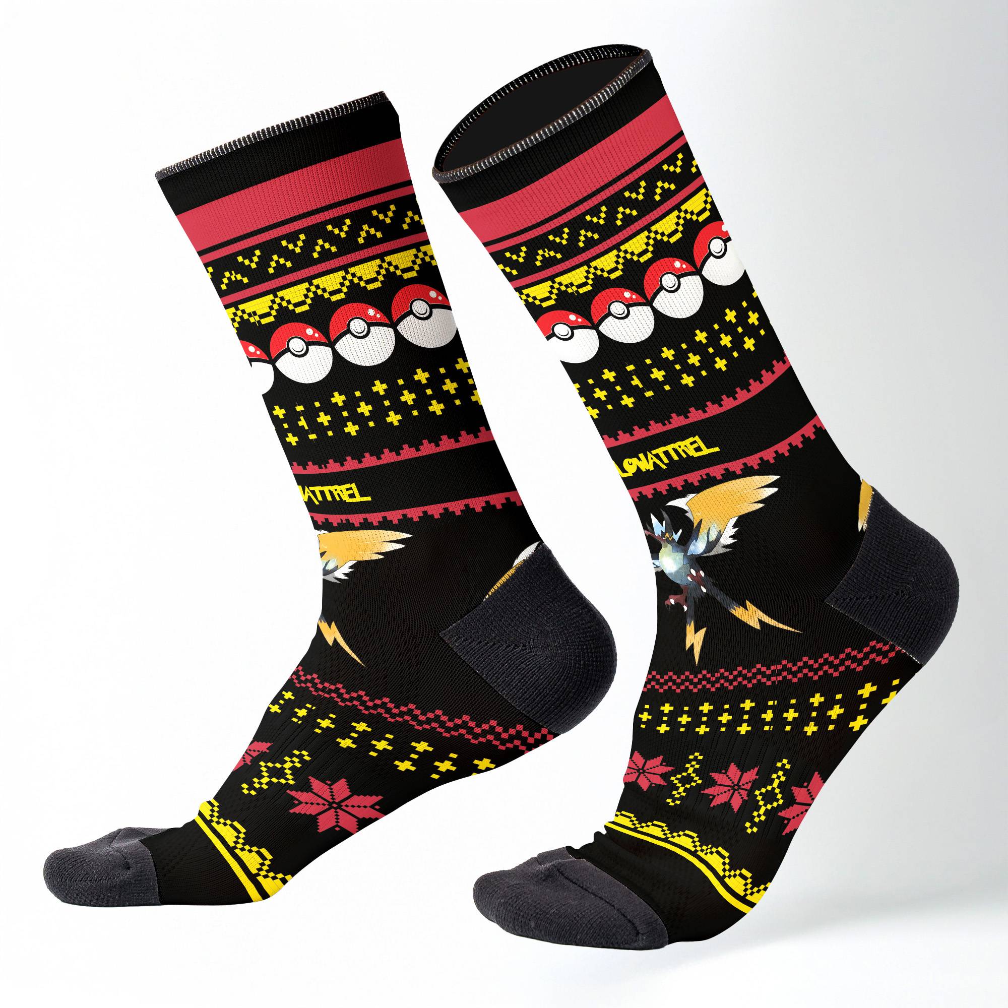 Anime Pokemon Kilowattrel Socks1 Anime Pokemon Kilowattrel Socks - Image 1