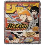 Bleach Anime Weekly Jump Cover No.45 Tapestry Blanket Bedspread