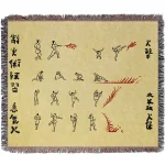 Avatar The Last Airbender Fire Scroll Tapestry Blanket Bedspread