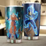 Goku And Vegeta Tumbler Cup Custom Dragon Ball 20 oz Tumbler