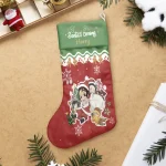 Custom Name Tanjiro Nezuko Zenitsu Inosuke Kimetsu No Yaiba Christmas Stocking - Image 3