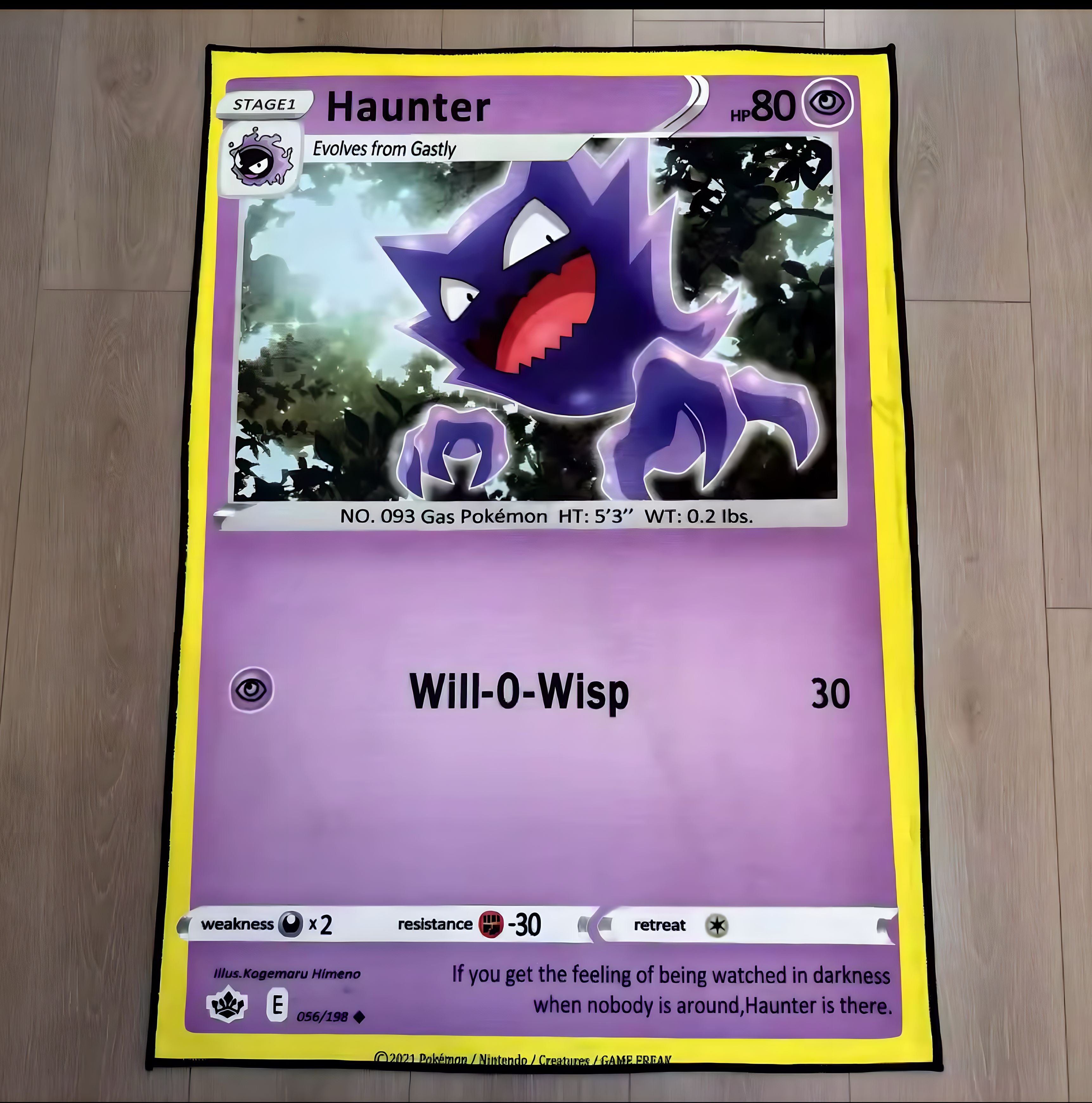 Apollo Karte Pokemon Rectangle Doormat