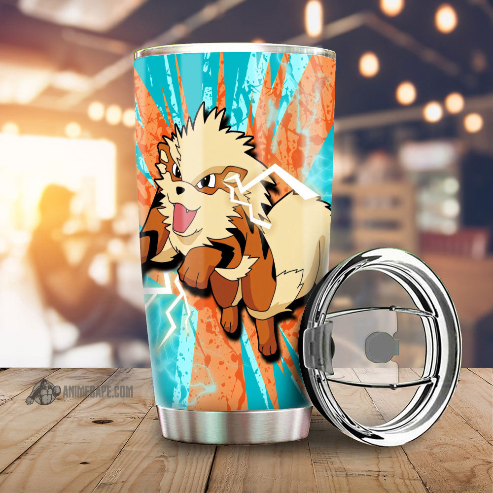 Arcanine Pokemon Tumbler Cup 2 Custom 20 oz Tumbler