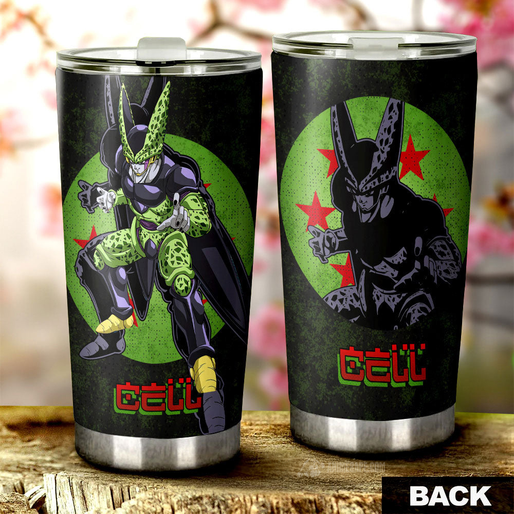 Cell Dragon Ball Tumbler Cup 2 Custom Dragon Ball 20 oz Tumbler