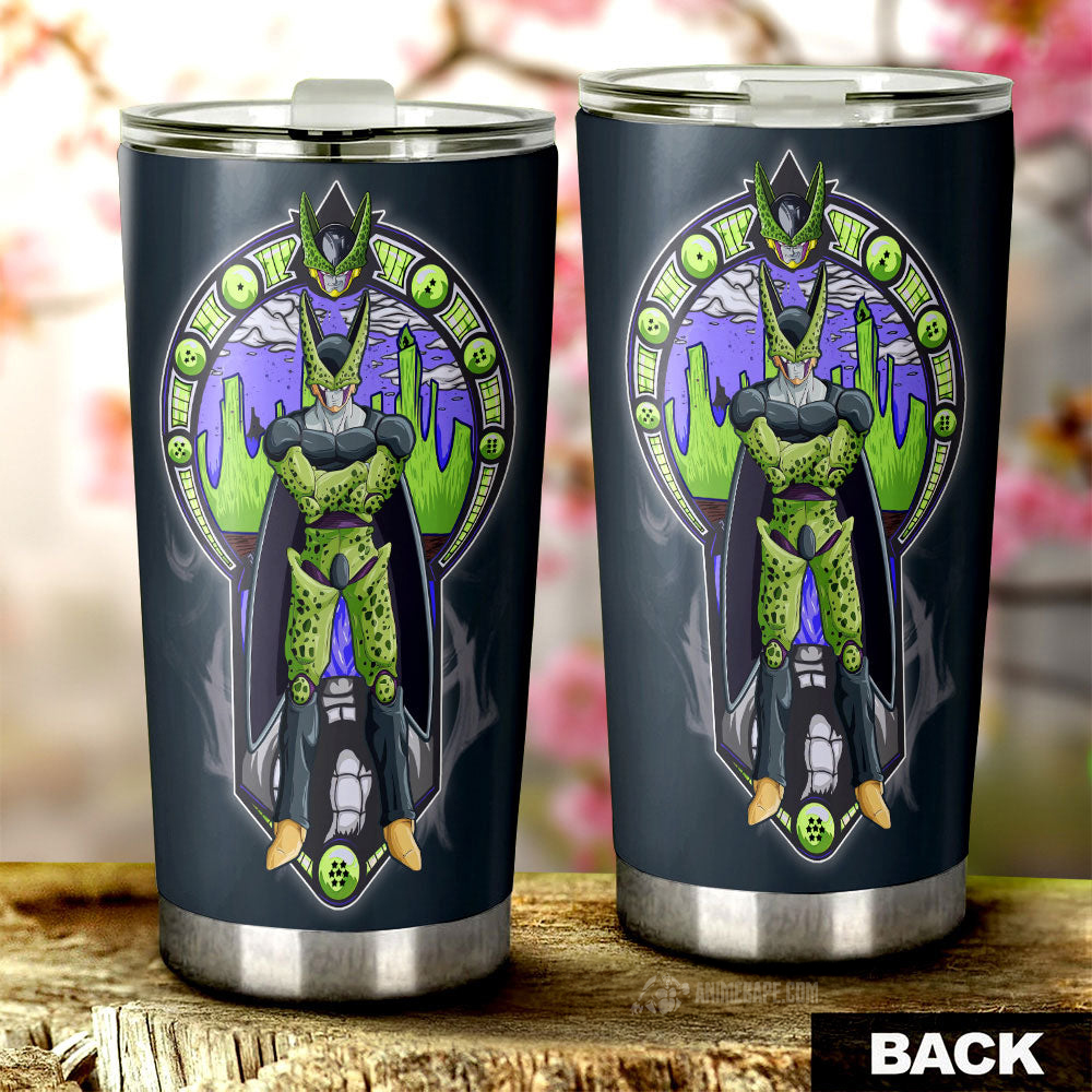 Cell Dragon Ball Tumbler 1 Cup Custom 20 oz Tumbler