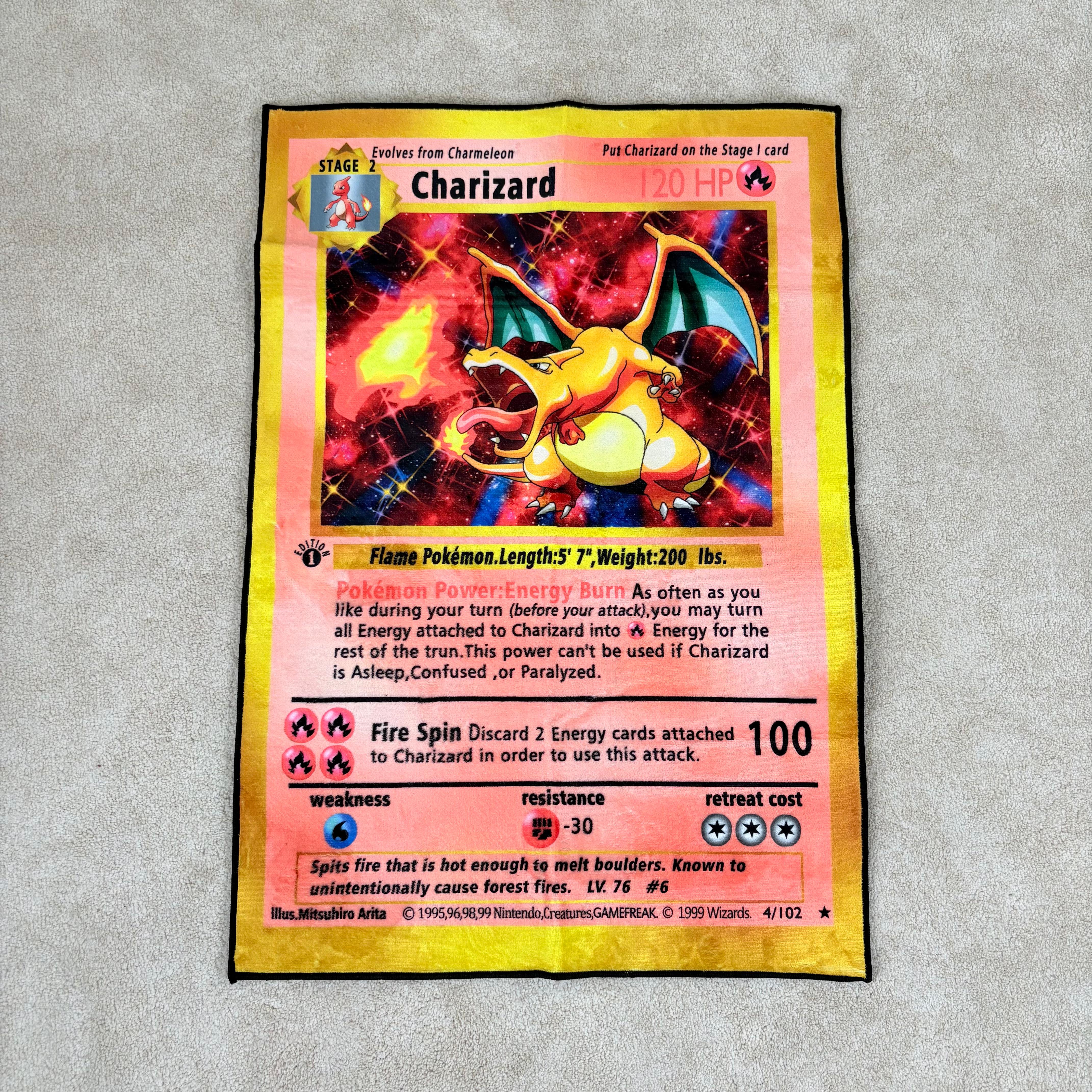 Charizard Stage 2 Rectangle Doormat