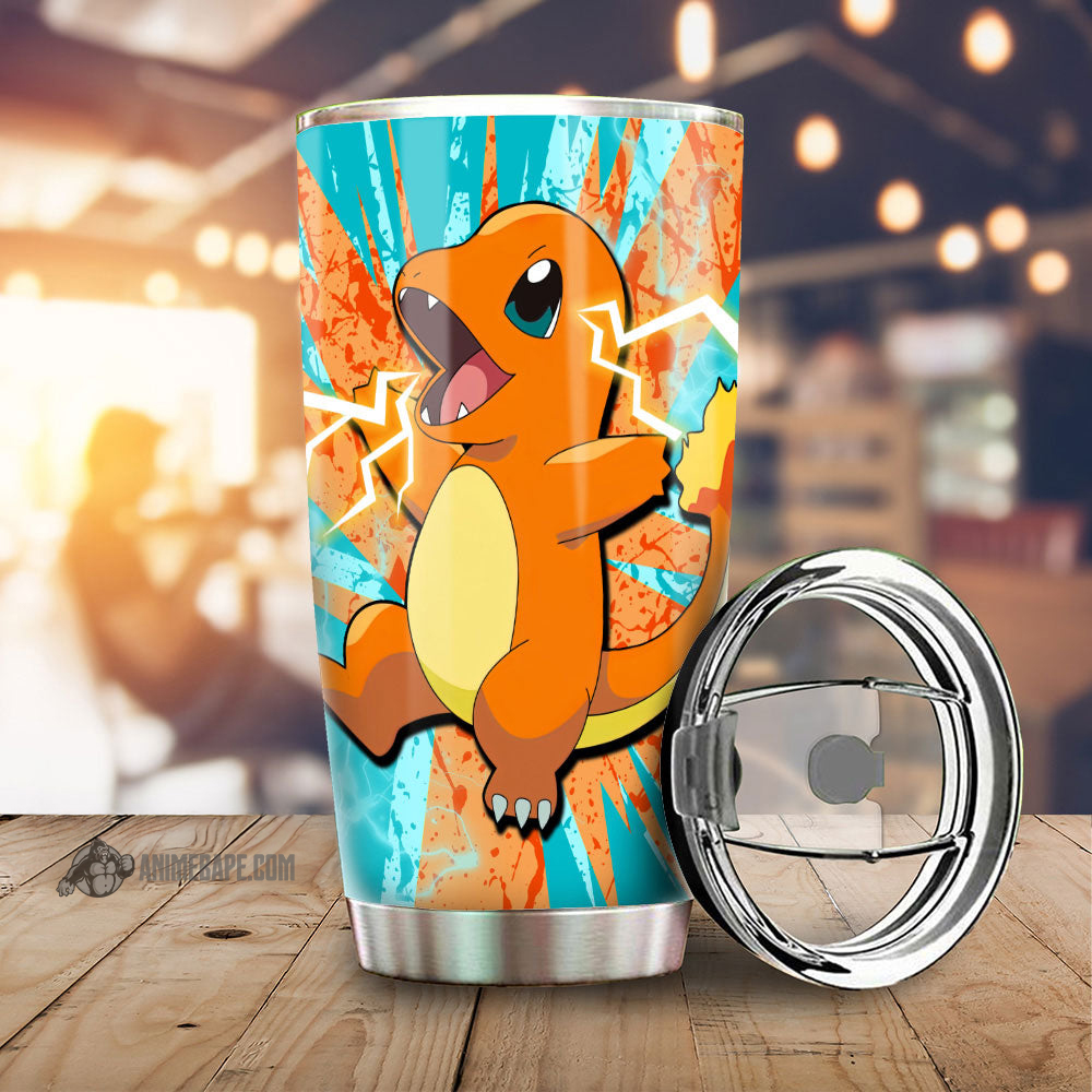 Charmander Pokemon Tumbler 1 Cup Custom 20 oz Tumbler