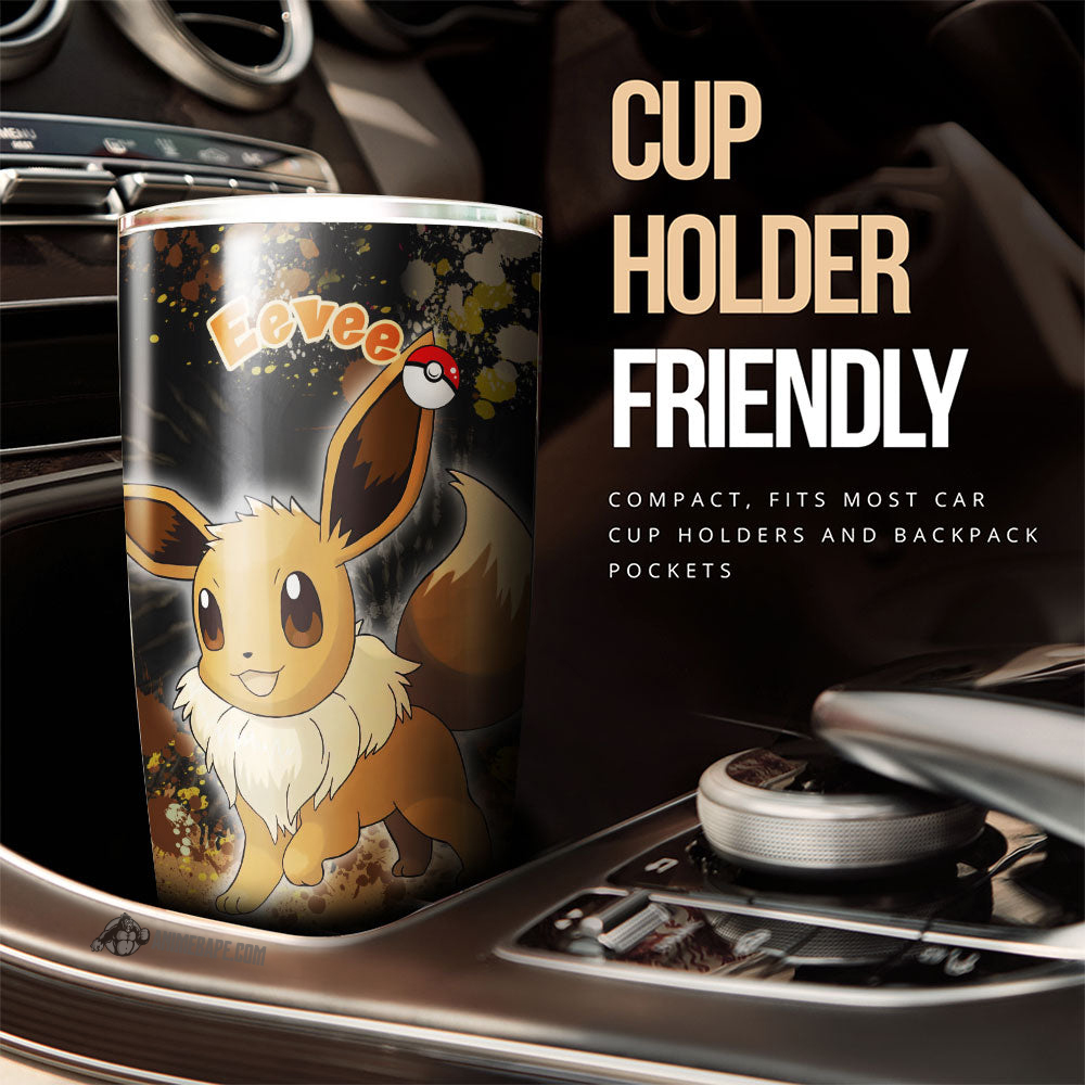 Eevee Pokemon Tie Dye Style 20 oz Tumbler