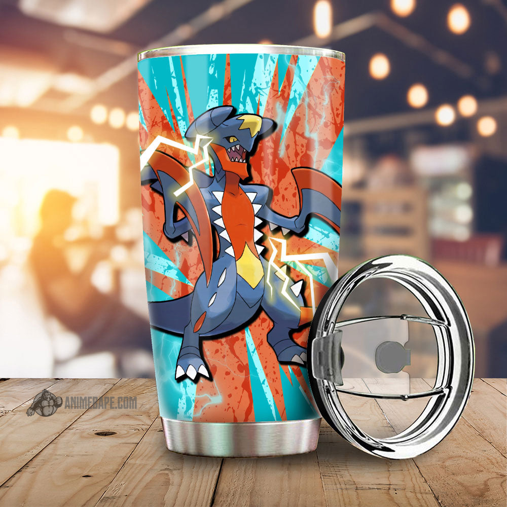 Garchomp Pokemon Tumbler For Fans 20 oz Tumbler