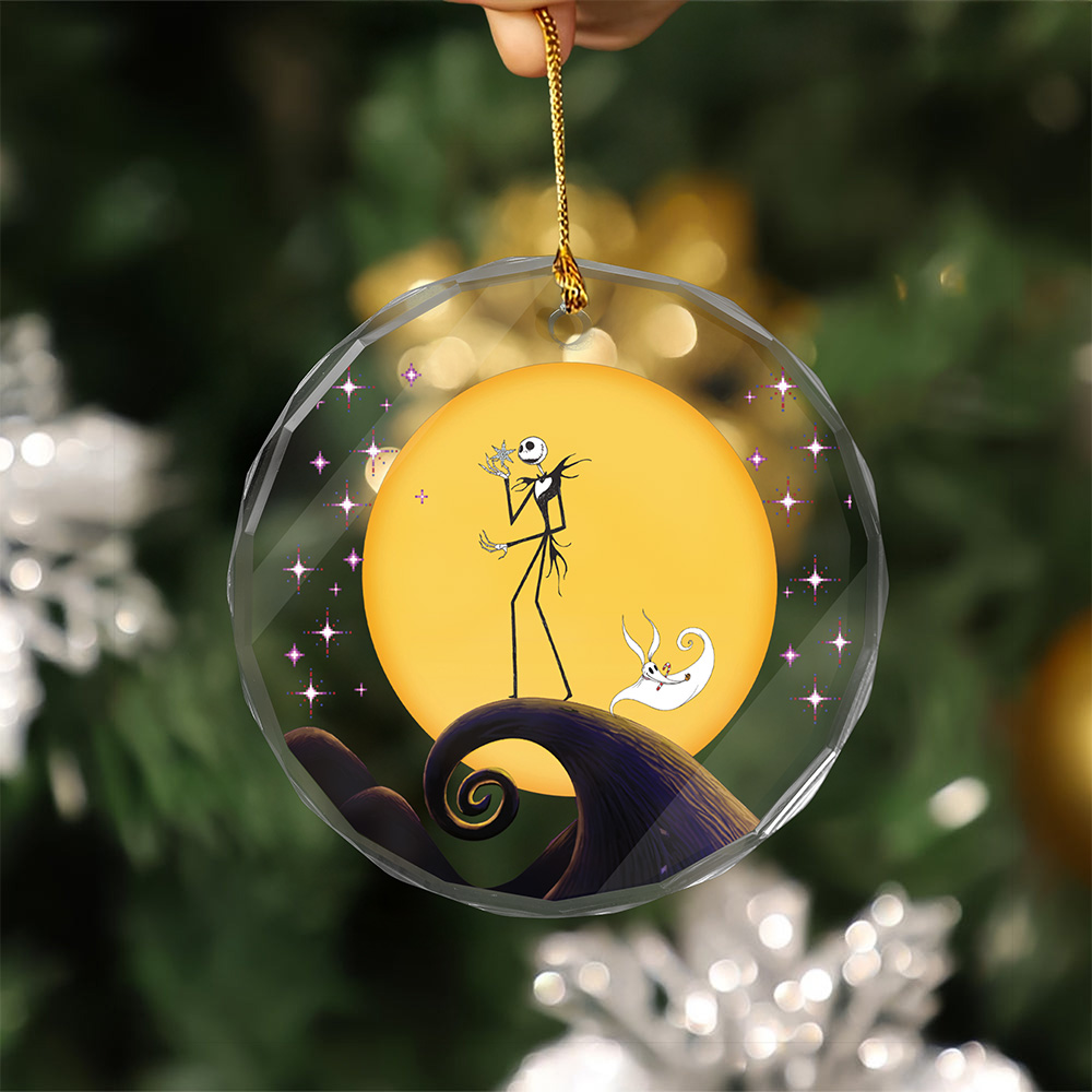 Jack Skellington The Nightmare Glass Ornament