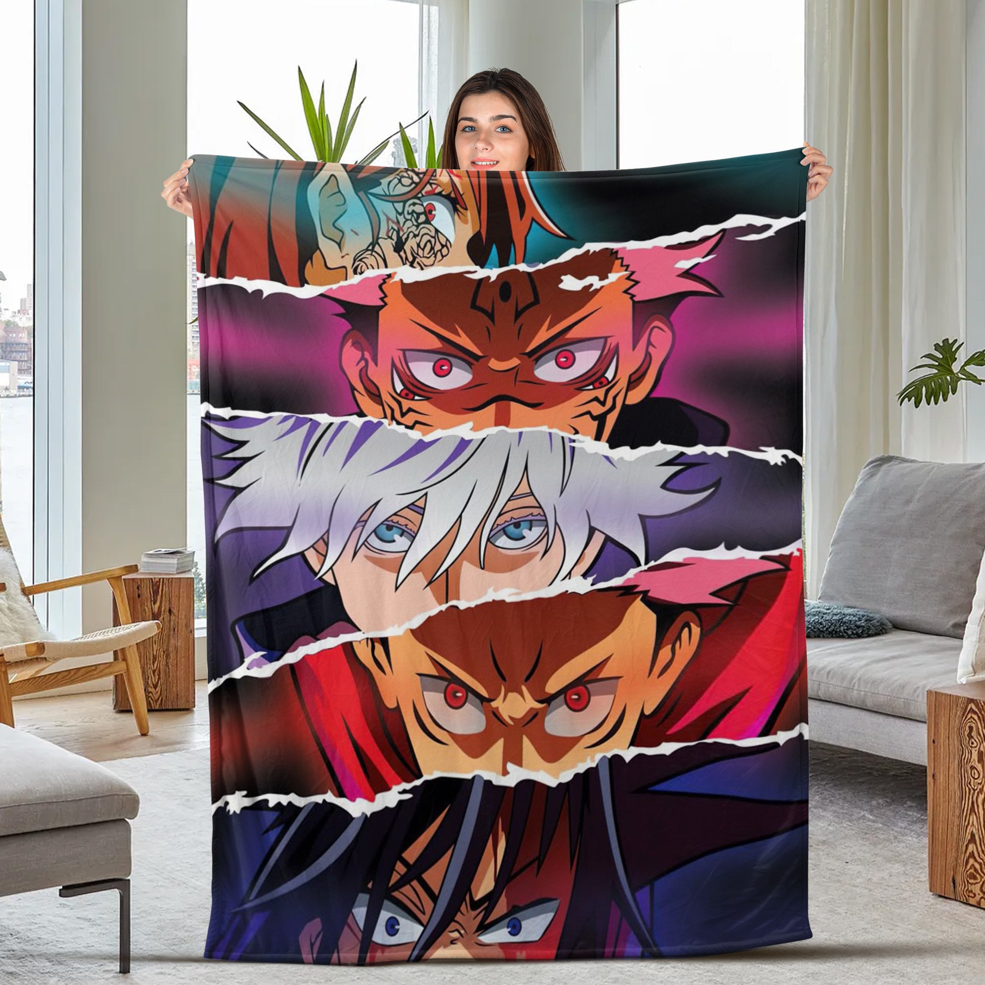 Jujutsu Kaisen Main Characters Team Blanket