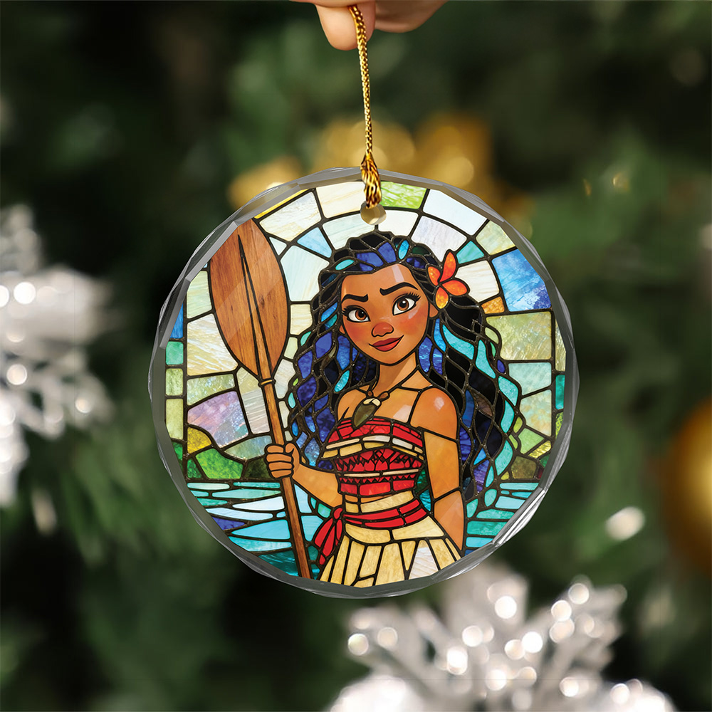 Moana Waialiki Moana Glass Ornament