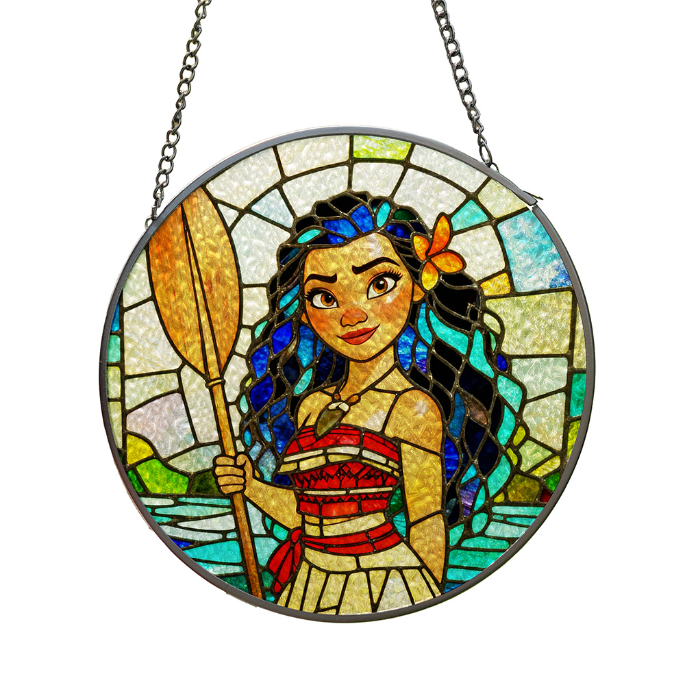 Moana Waialiki Moana Stained Glass Suncatcher