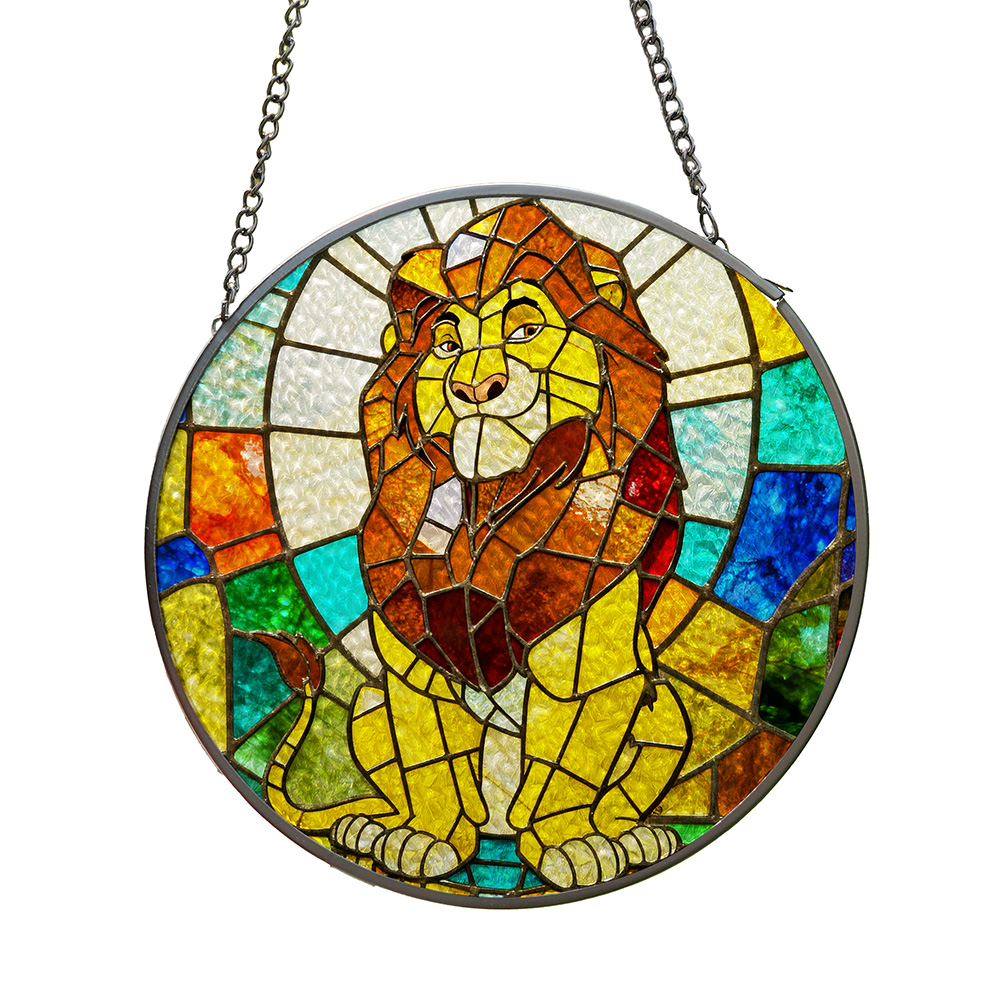 Mufasa The Lion King Stained Glass Suncatcher