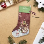 Custom Name Naruto Sasuke Sakura Sai Naruto Shippuden Christmas Stocking - Image 2