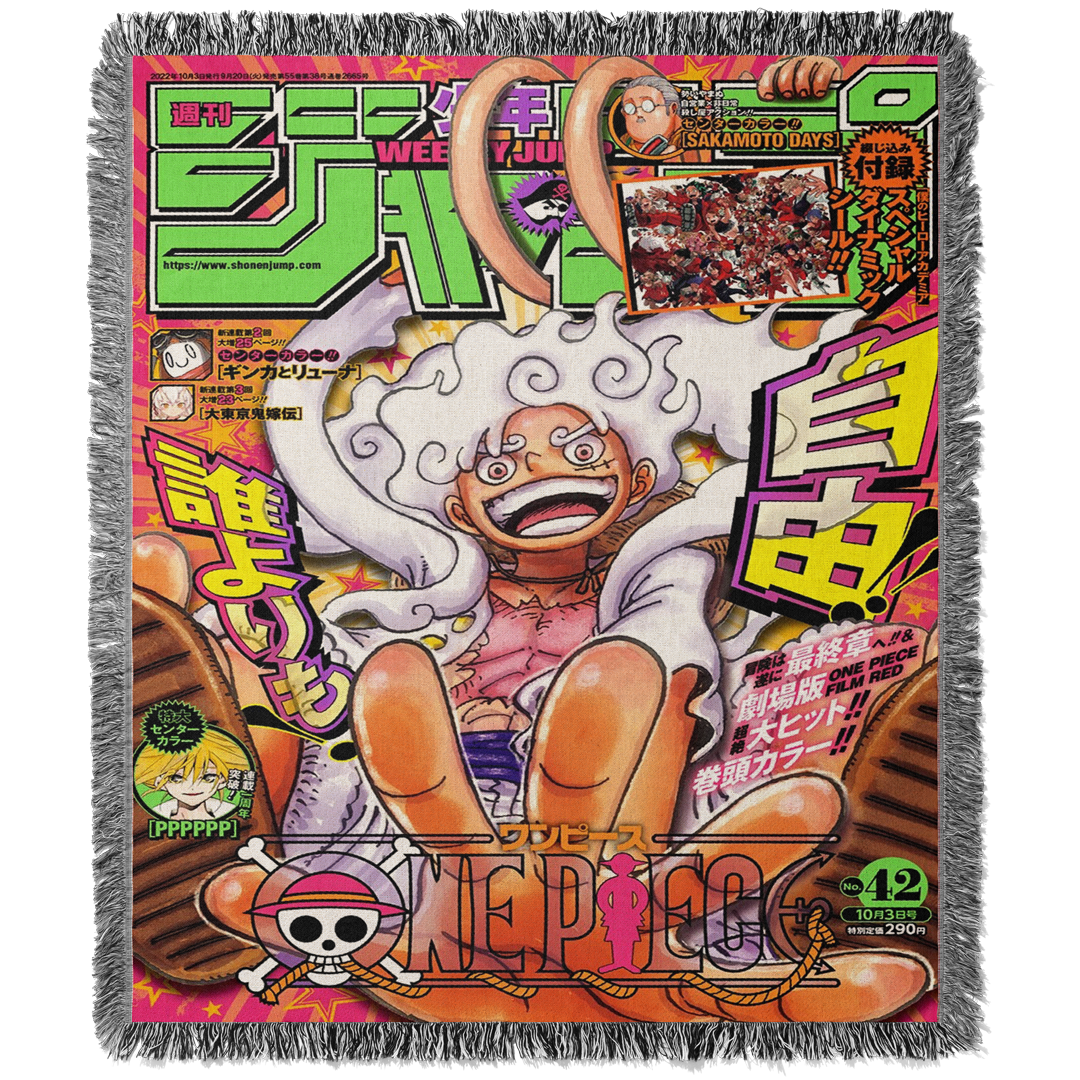 One Piece Weekly Jump Cover No.42 Tapestry Blanket Bedspread