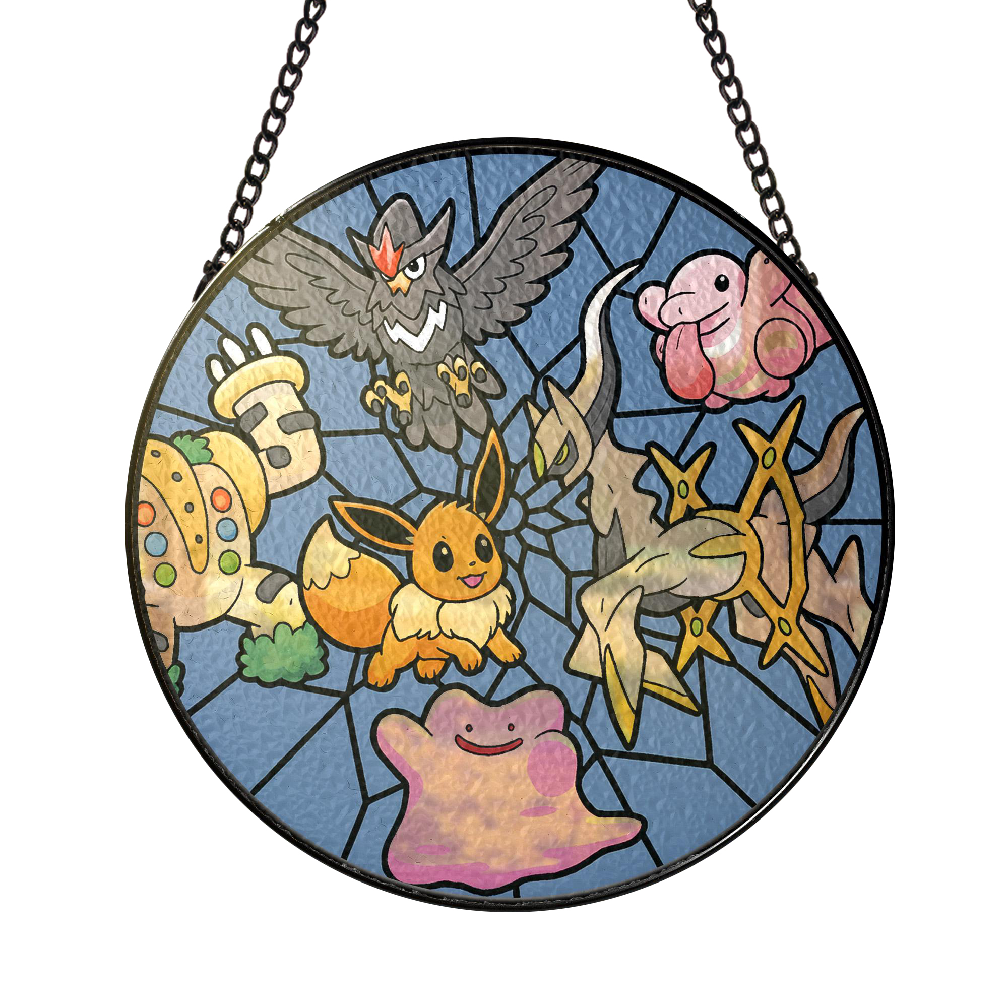 Pokemon Stained Glass Suncatcher