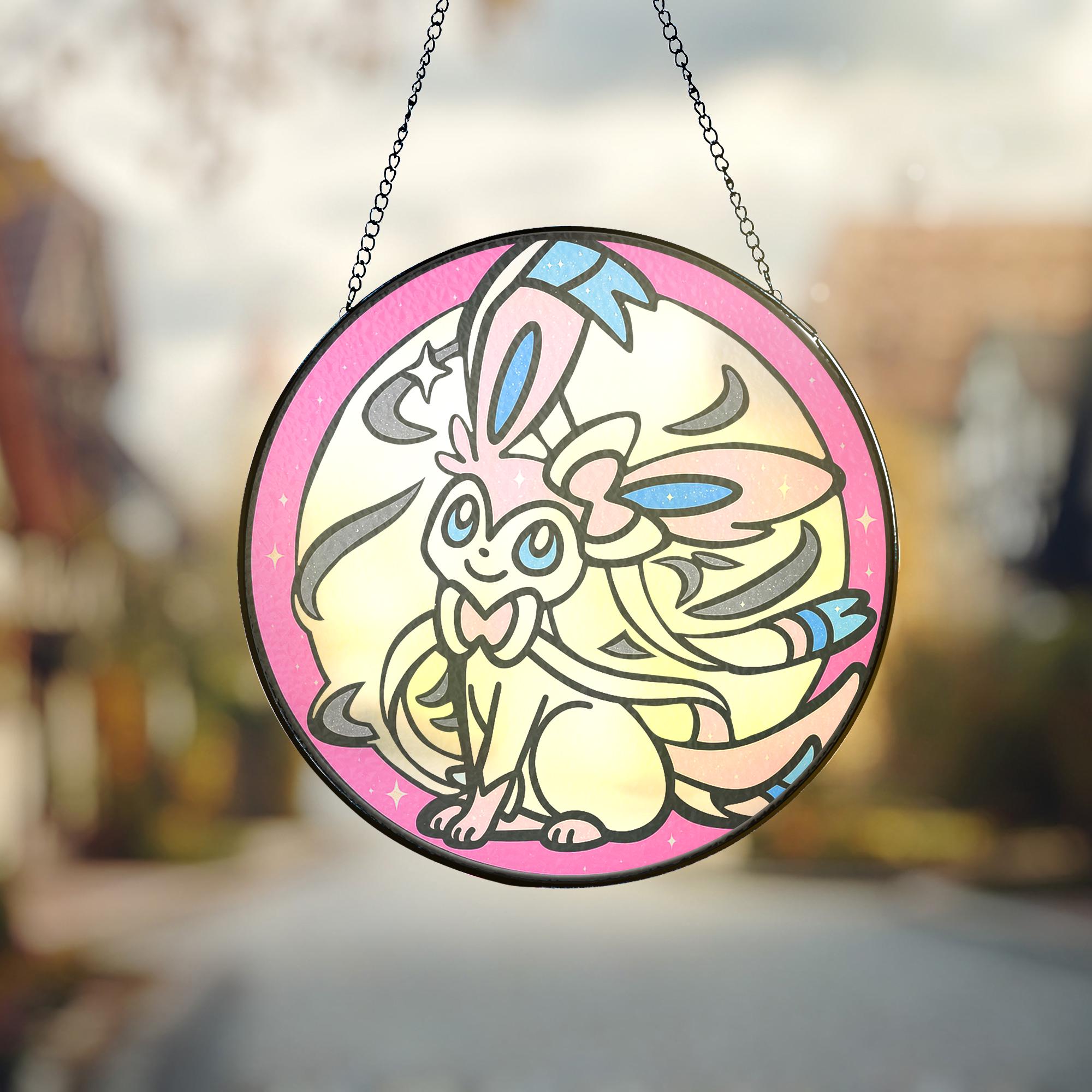 Pokemon Sylveon Eevolution Stained Glass Suncatcher - Image 6