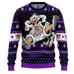Luffy Gear 5 Sun God Nika One Piece Ugly Christmas Sweater