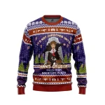 Die Hard Christmas Sweater – Hans Gruber Nakatomi Tower Design V2