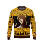 It Was Me Dio Jojo’s Bizarre Adventure V2 Ugly Christmas Sweater – Fun Thanksgiving Gift Idea