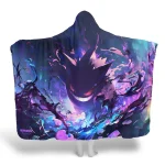 Pokemon Gengar Hooded Blanket