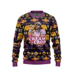 Crop Macho Man Randy Savage Pro Wrestling V8 Ugly Christmas Sweater