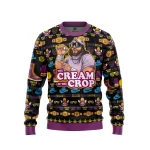 Crop Macho Man Randy Savage Pro Wrestling V7 Ugly Christmas Sweater