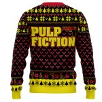 Merry Xmas Again Pulp Fiction v2 Ugly Christmas Sweater - Image 2