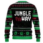Jungle All The Way Arnold Schwarzenegger Ugly Christmas Sweater - Image 2
