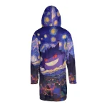 Pokemon Gengar Starry Night Inspired Hooded Cloak Coats - Image 2