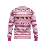 Hello Christmas Hello Kitty V2 Ugly Christmas Sweater – Fun Thanksgiving Gift Idea - Image 2
