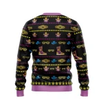 Crop Macho Man Randy Savage Pro Wrestling V3 Ugly Christmas Sweater - Image 2