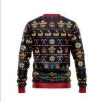 Crop Macho Man Randy Savage Pro Wrestling V5 Ugly Christmas Sweater - Image 2