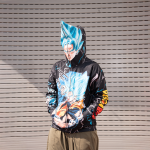Goku Dragon Ball Full Face Zip Hoodie - Image 4