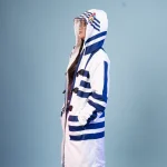 Demon Slayer Akaza Hooded Cloak Coat - Image 2