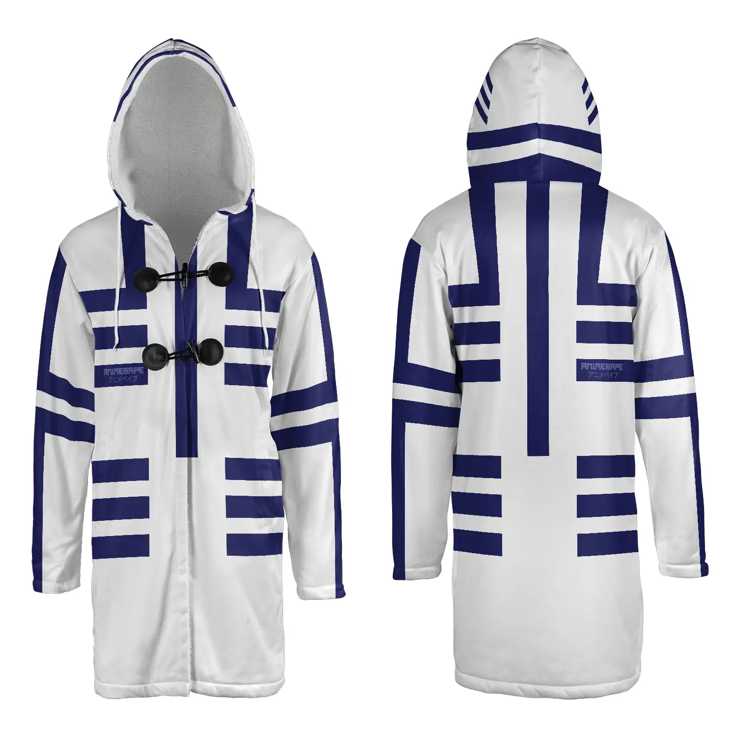 Demon Slayer Akaza Hooded Cloak Coat Demon Slayer Akaza Hooded Cloak Coat - Image 1